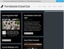 Tablet Screenshot of pacc.net.au